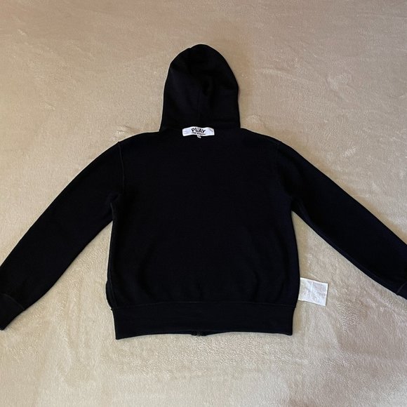 COMME DES GARCONS PLAY Double Heart Zip Hoodie - Picture 5 of 10